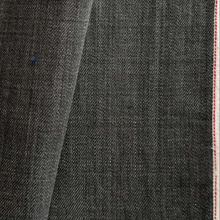 Heavier-Weight Off-Black Selvedged Cotton Denim (Made in Japan)