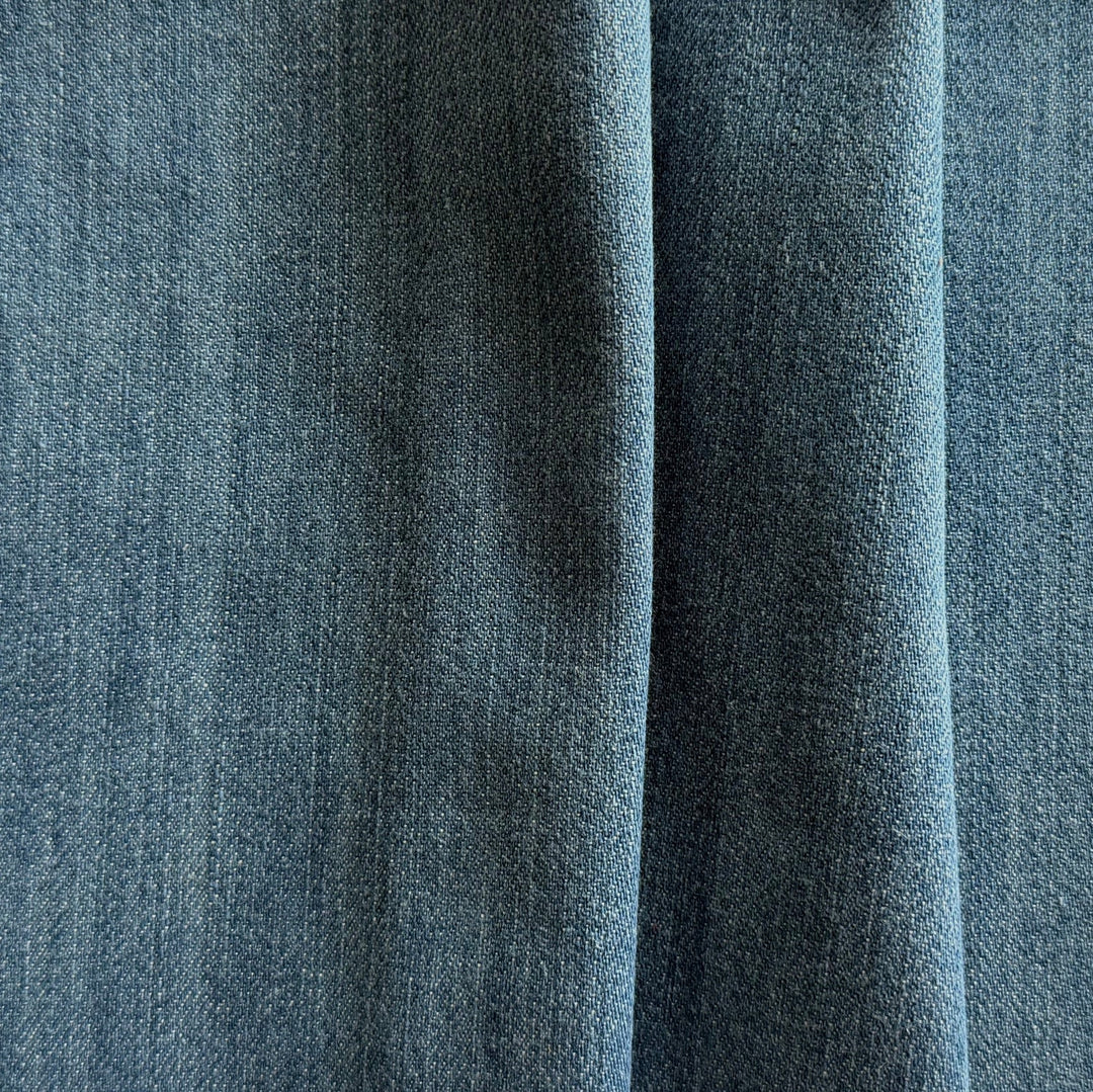 Etro Heavier-Weight Washed Blue Cotton Denim (Made in Italy)