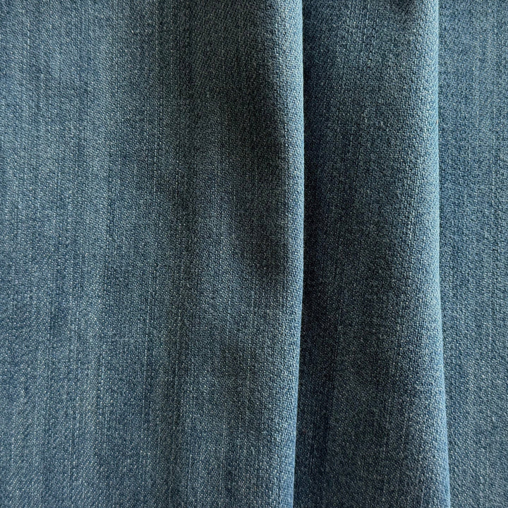 Etro Heavier-Weight Washed Blue Cotton Denim (Made in Italy)
