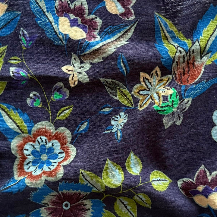 Etro Lighter-Weight Summer Garden Cotton & Linen Sweater Knit (Made in Italy)