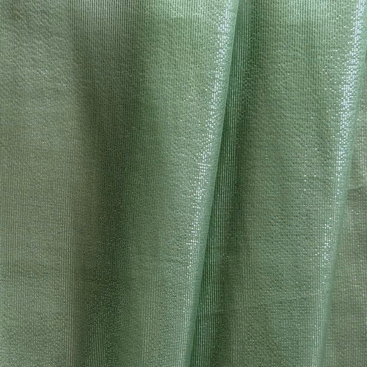 Shimmering Glacial Seafoam Green Silk Blend Lame (Made in Italy)