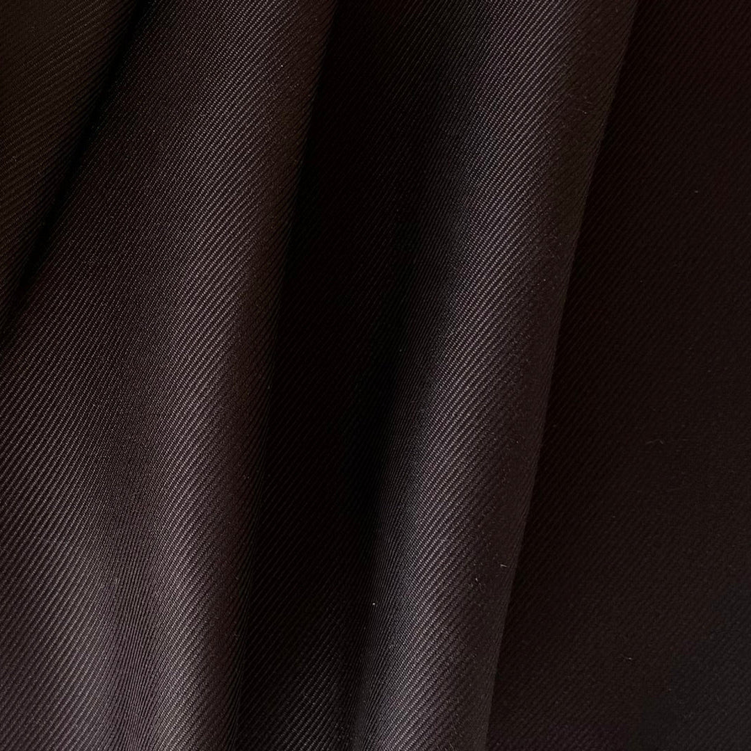 Mid-Weight Le Chocolat Silk Twill (Made in Italy)