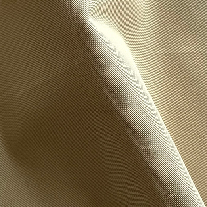 Mid-Weight Khaki Sands Cotton Twill (Made in Italy)