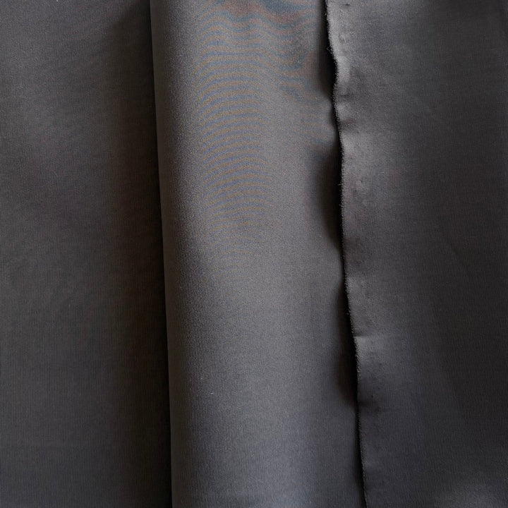 Shark Grey Polyester Technical Ponte Knit (Made in Italy)