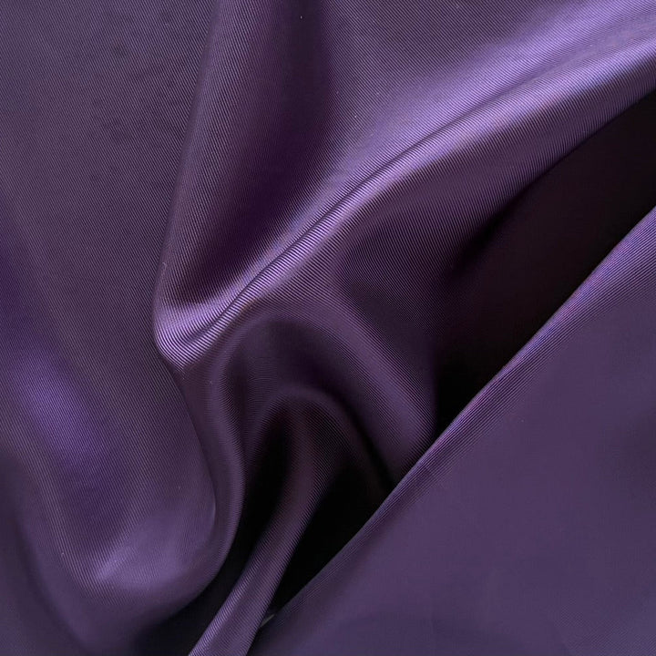Baroque Plum Cupro Rayon Bemberg Twill Lining (Made in Italy)