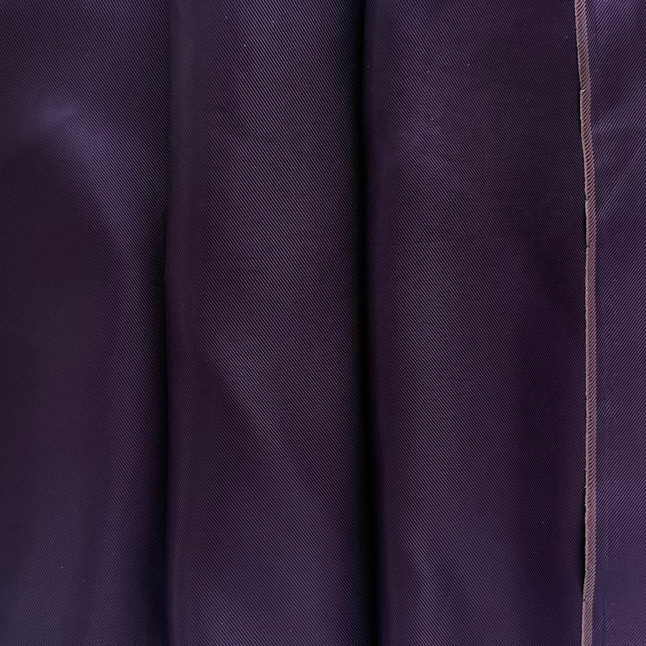 Baroque Plum Cupro Rayon Bemberg Twill Lining (Made in Italy)
