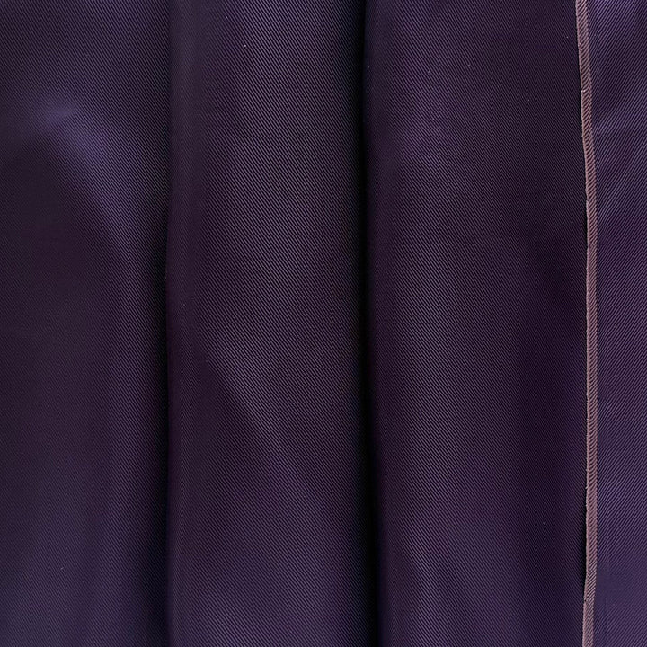 Baroque Plum Cupro Rayon Bemberg Twill Lining (Made in Italy)