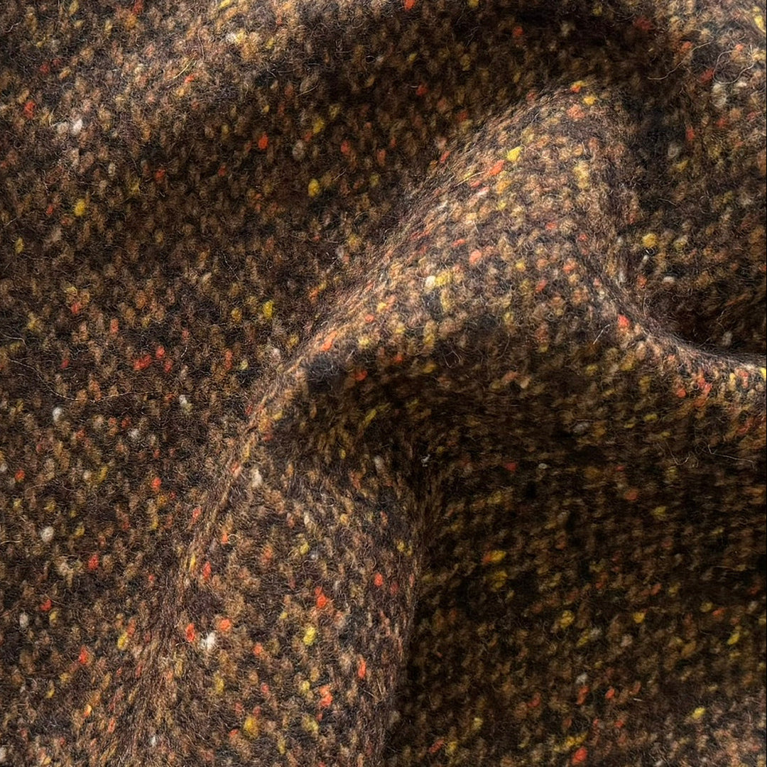 Moessner Heavy to Mid-Weight Autumn Leaves Wool Tweed (Made in Italy)