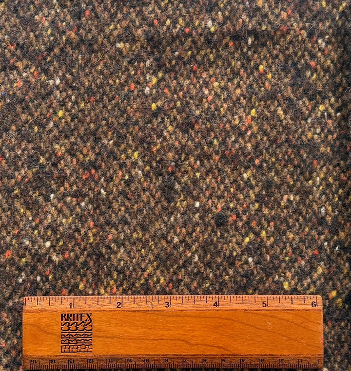 Moessner Heavy to Mid-Weight Autumn Leaves Wool Tweed (Made in Italy)