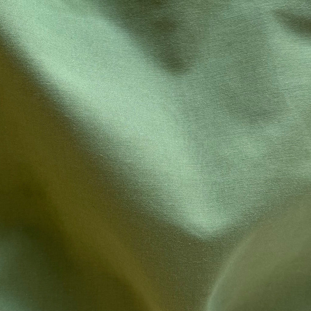 Mid-Weight Forest Moss Green Cotton (Made in Italy)