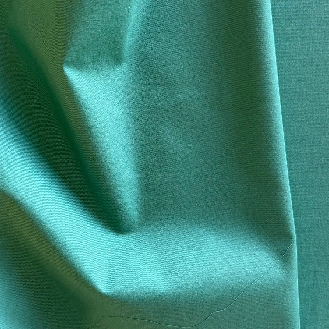 Mid-Weight Jade Green Cotton Poplin (Made in Italy)