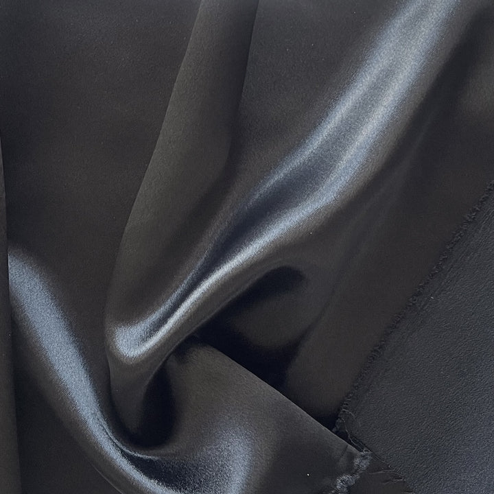 Onyx Polyester Crepe Back Satin (Made in Japan)