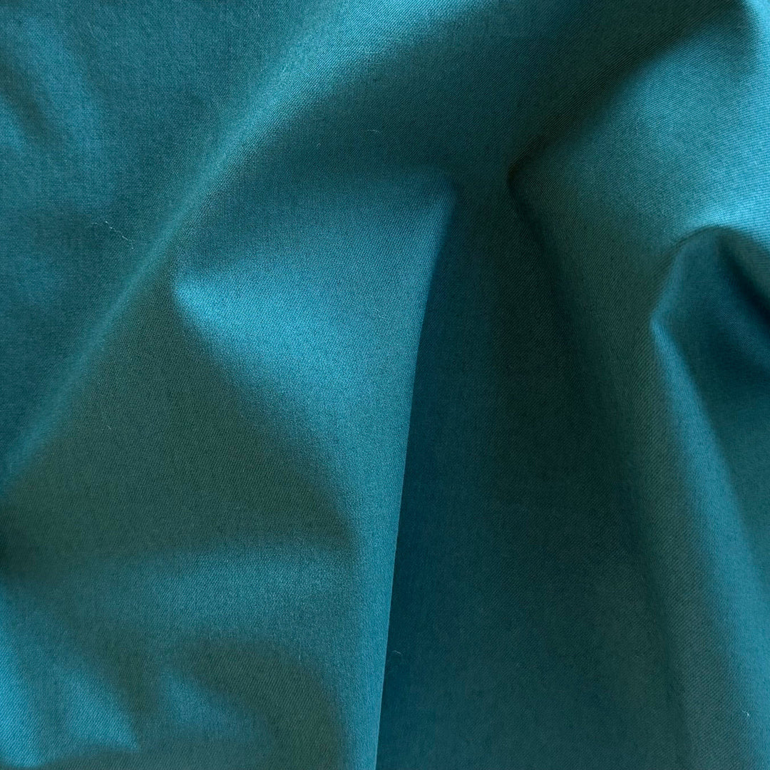 Albiate Mid-Weight Seaside Teal Cotton (Made in Italy)