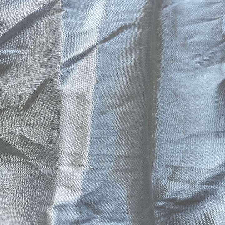 Mid-Weight Mussed Silvery Moonlight Cotton & Metallic Blend (Made in Italy)