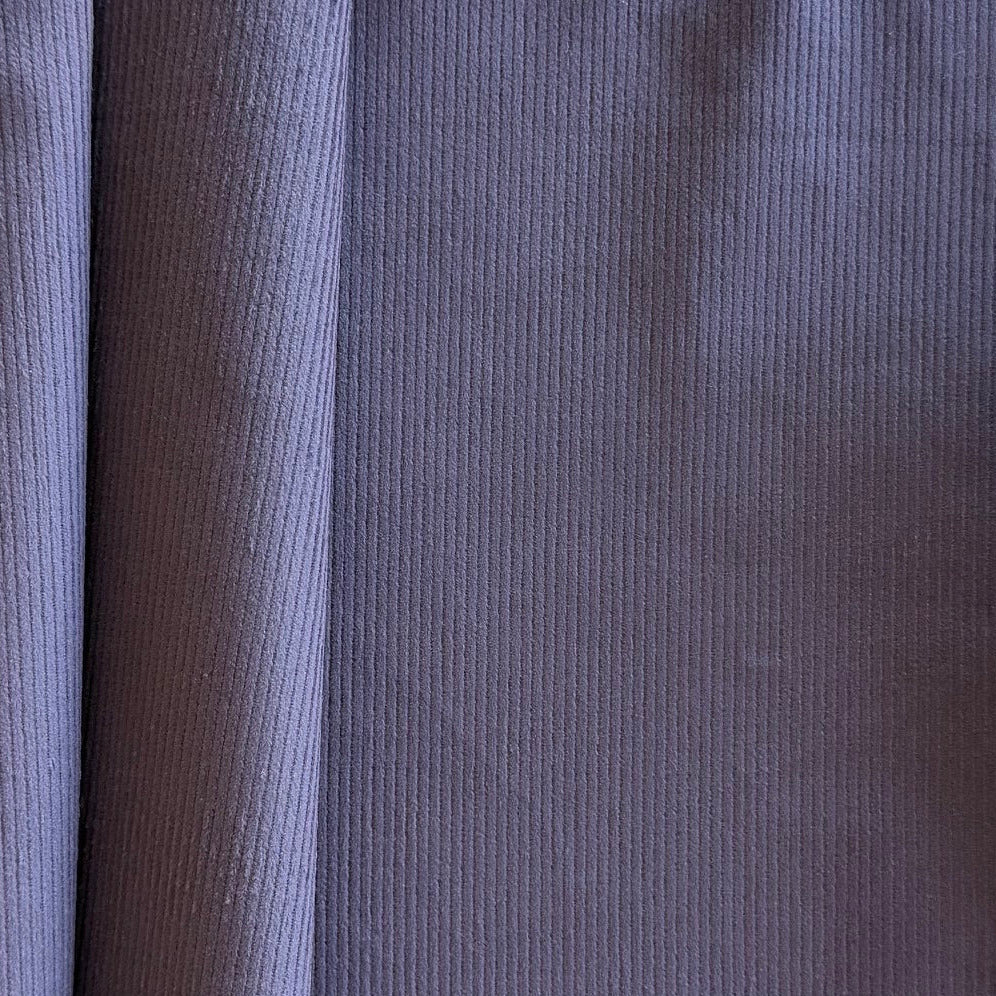 Lavender Meadows Stretch Pinwale Cotton Corduroy (Made in Italy)