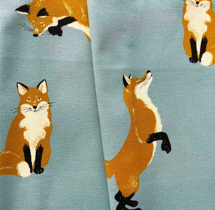 Den of Foxes Blue Cotton Canvas (Made in Japan)