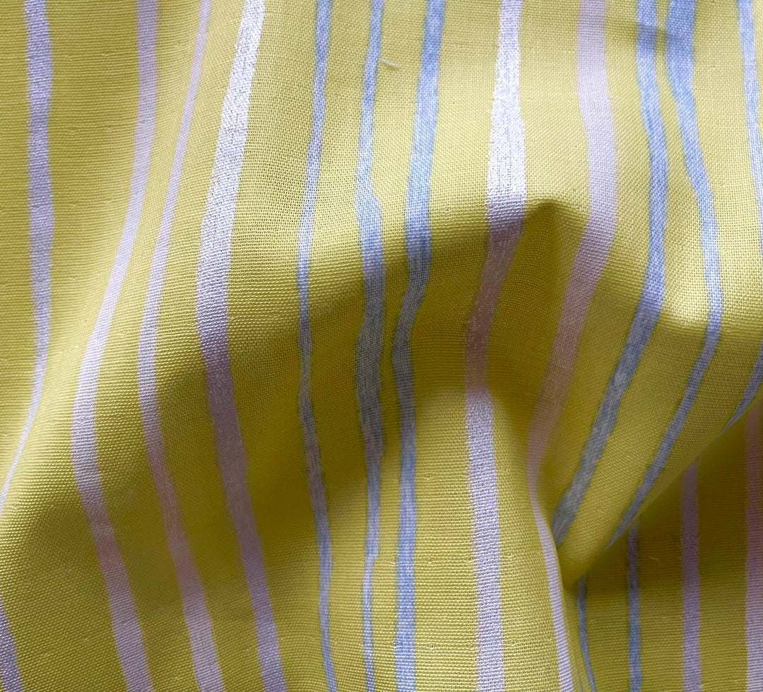 Nani Iro Saaaa Saa Lemon Cotton Double-Gauze (Made in Japan)