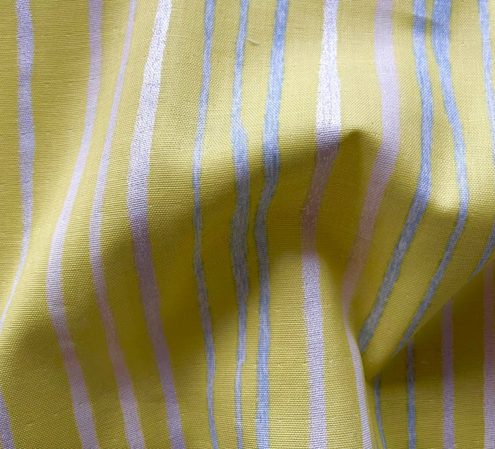 Nani Iro Saaaa Saa Lemon Cotton Double-Gauze (Made in Japan)
