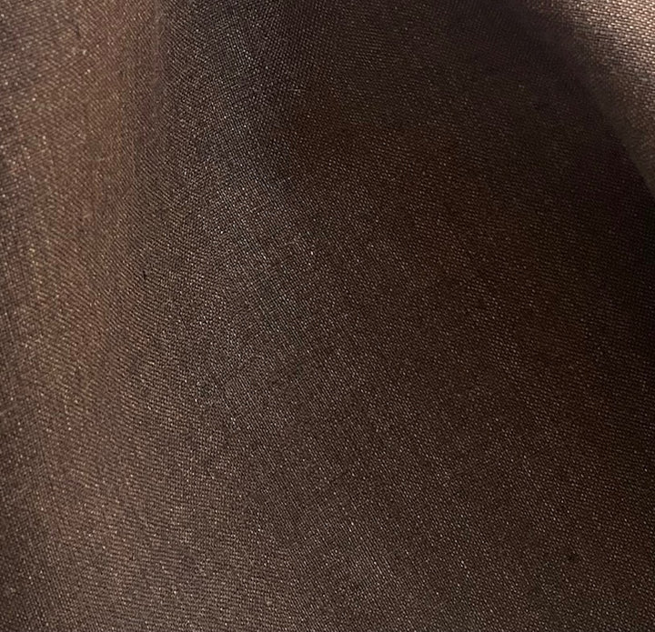 Mid-Weight Cedar & Coal Cross-Woven Linen (Made in Lithuania)