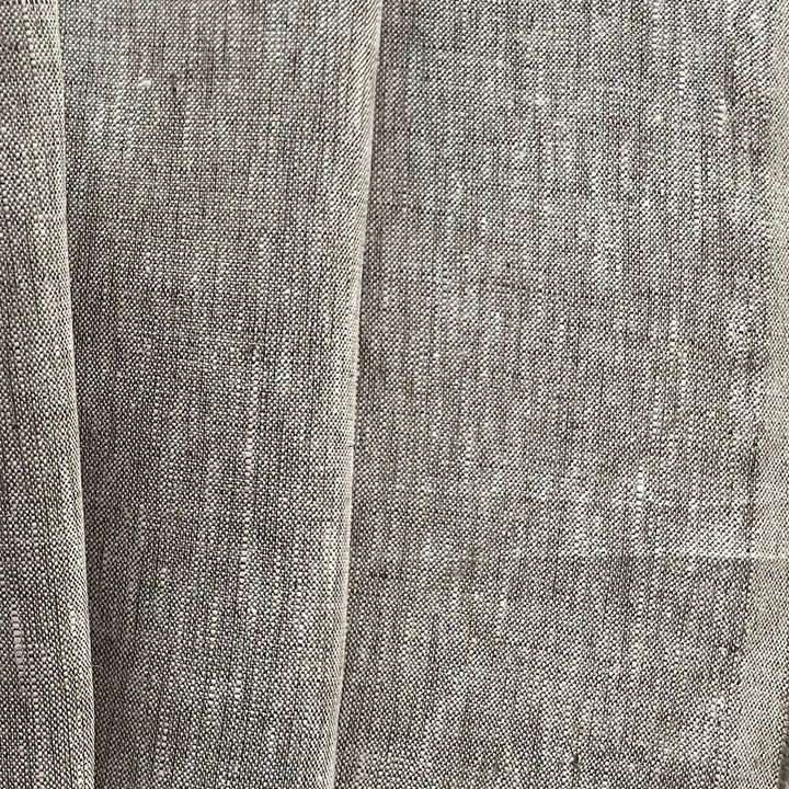 Mid-Weight Greyed Oatmeal Tweedy Linen (Made in Poland)