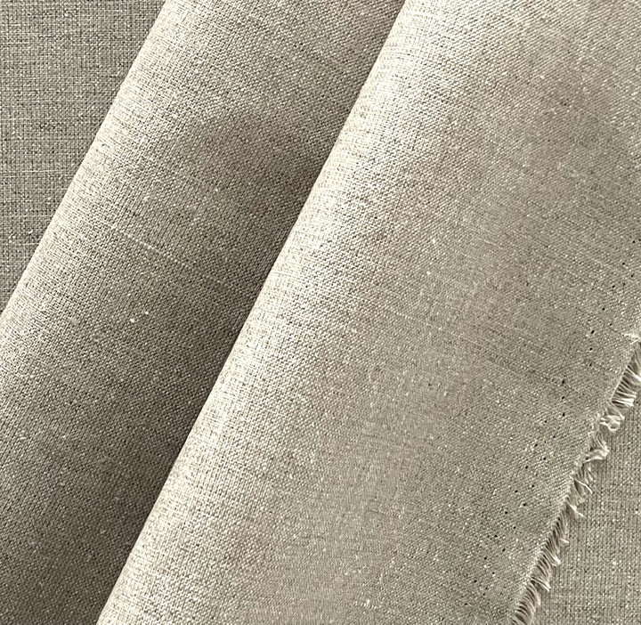Lighter-Weight Flax-Colored Linen/Cotton Blend (Made in Lithuania)