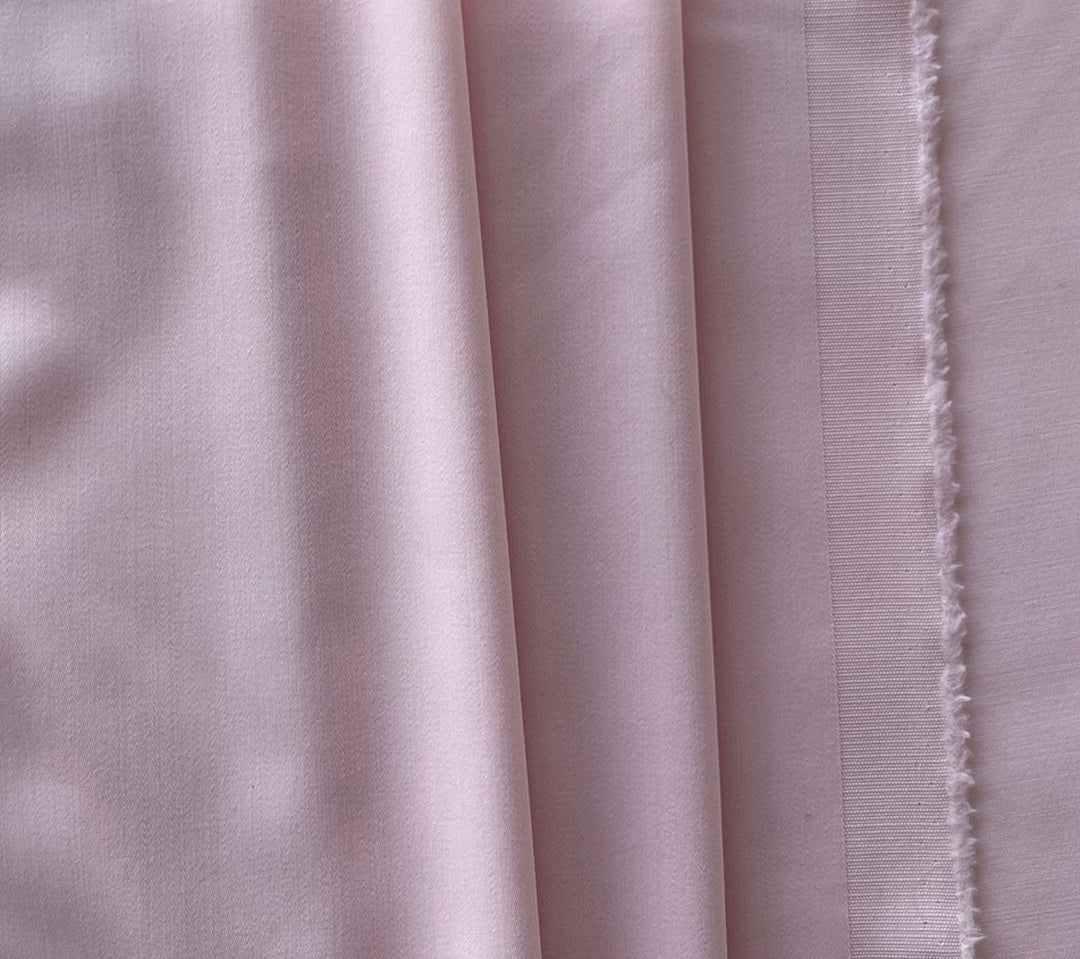 Lighter-Weight Rose Petal Wool Twill (Made in Italy)