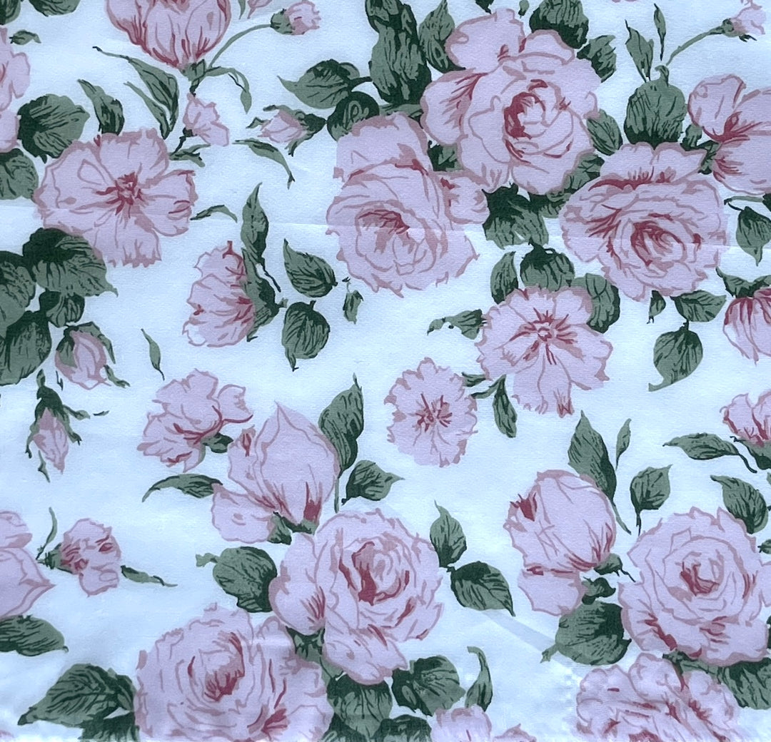 Carline Rose White Liberty of London Tana Cotton Lawn (Made in Italy)