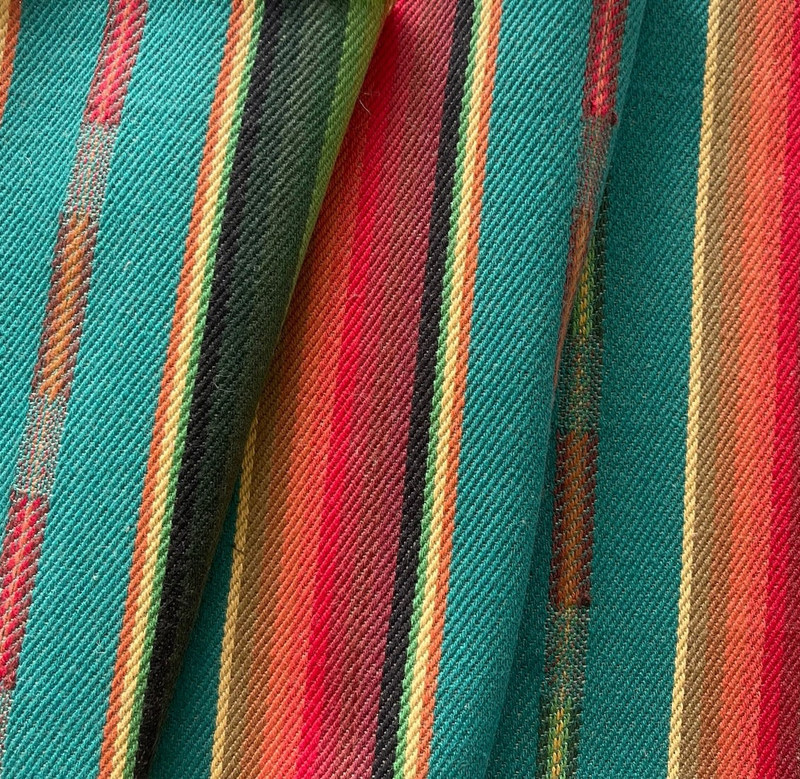 美品　wool rich Wool Fabric, Rich Chocolate Brown Brushed Wool Twill