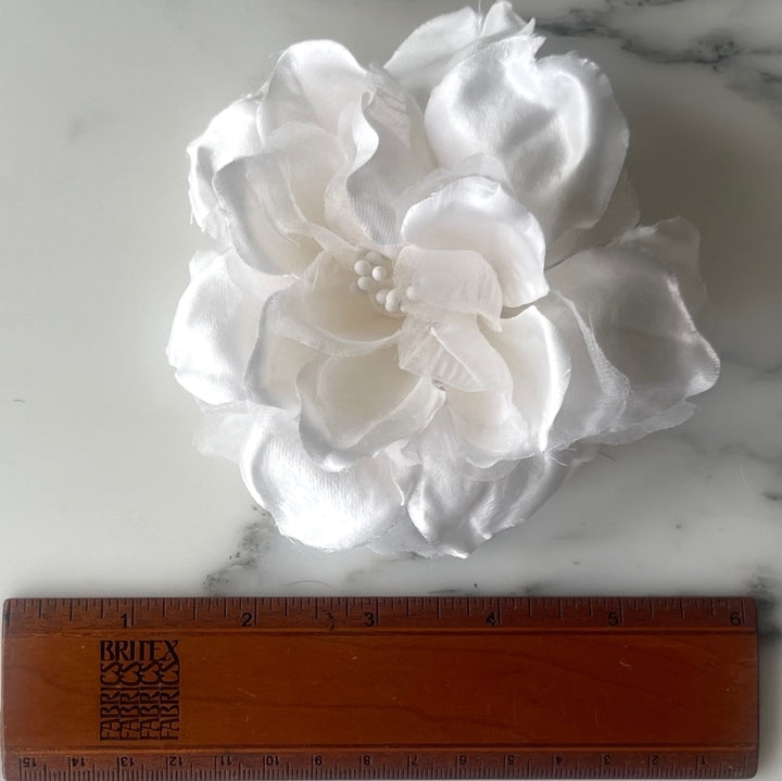 Soft White Anemone Silk Flower (Made in USA)