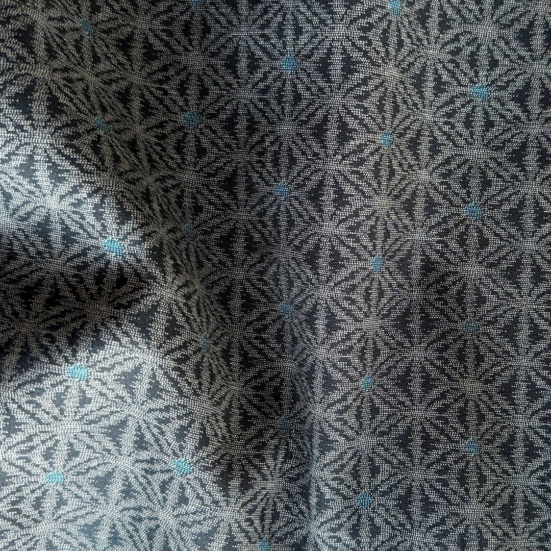 Kasuri Midnight Navy All-Over Ikat Quilting Cotton (Made in Japan)