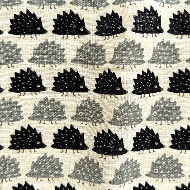 Marching Hedgehogs Quilting Cotton (Made in Japan)