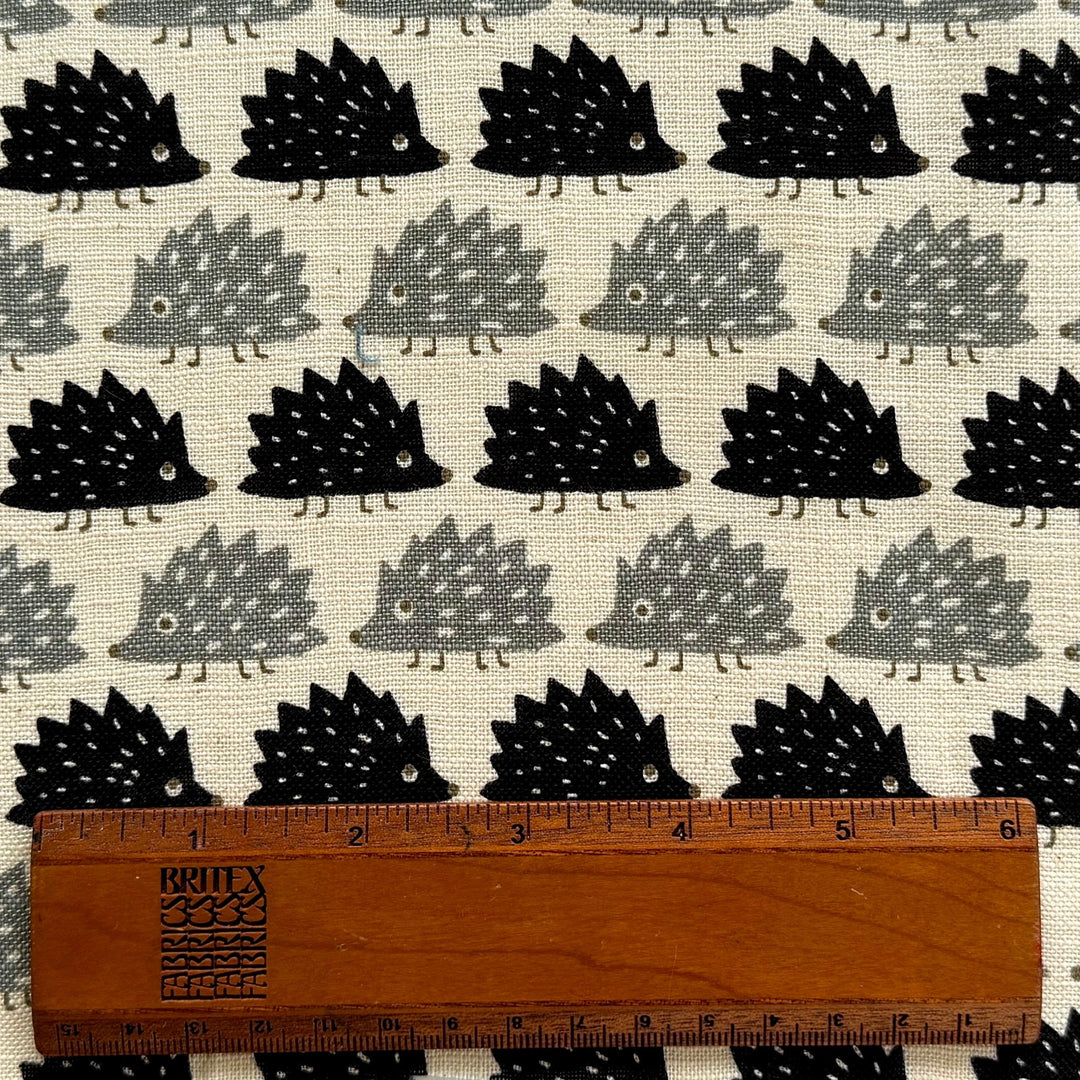 Marching Hedgehogs Quilting Cotton (Made in Japan)