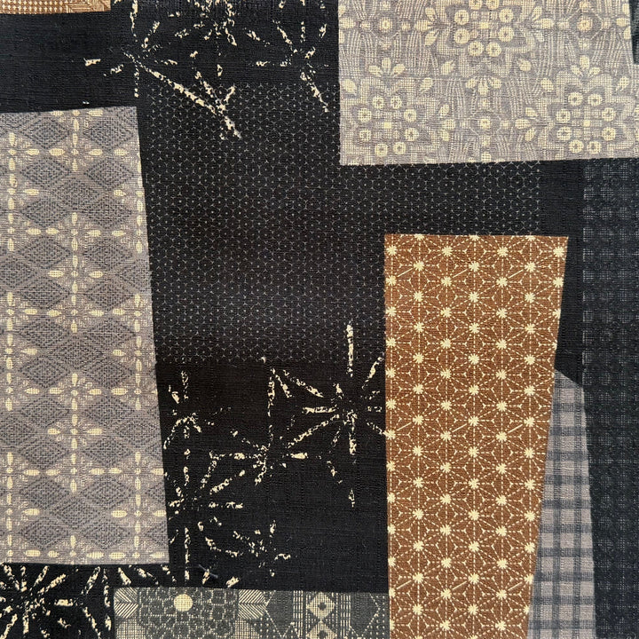 Traditional Boro Patchwork Dobby Cotton (Made in Japan)