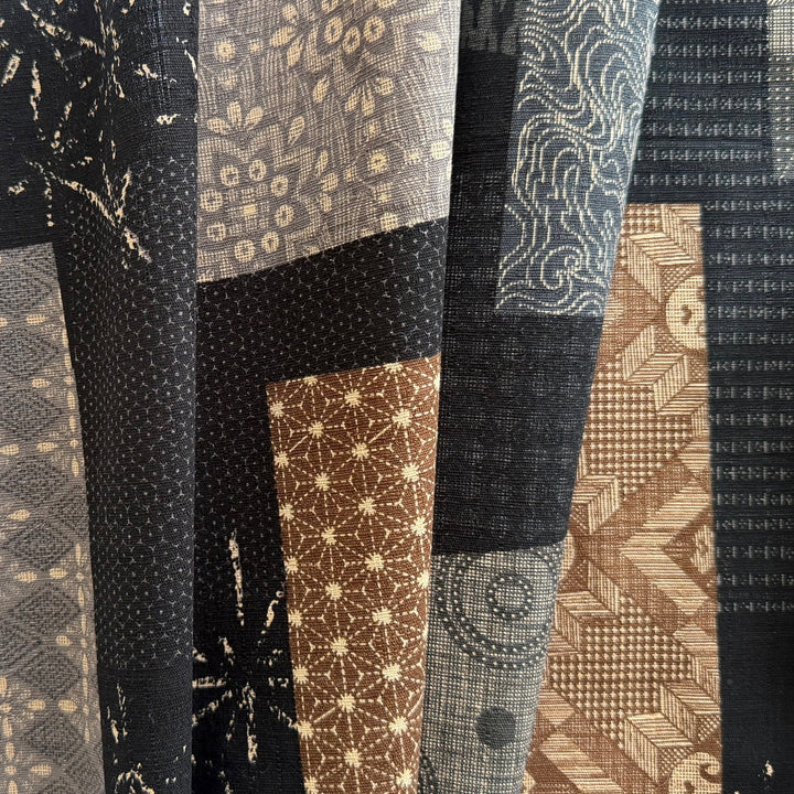 Traditional Boro Patchwork Dobby Cotton (Made in Japan)