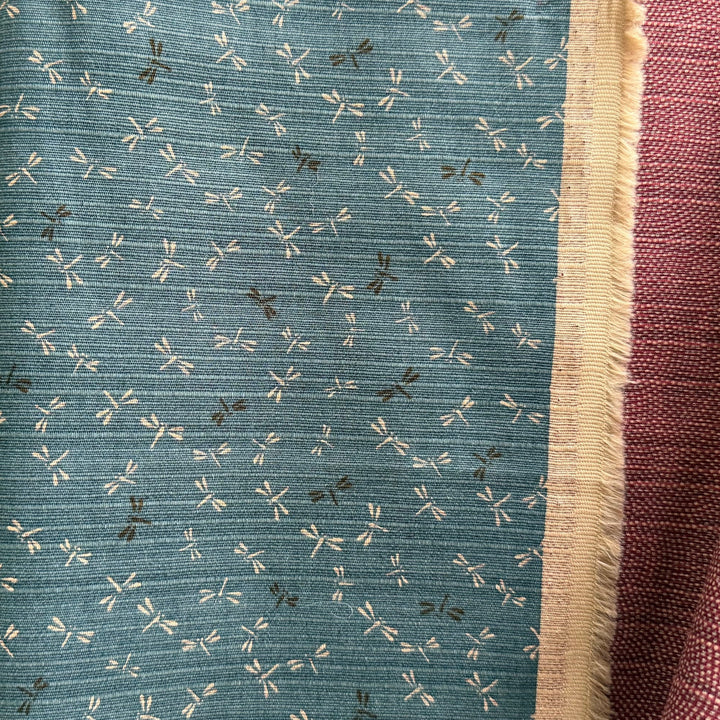 Same-Komon & Dragonfly Reversible Dobby Cotton (Made in Japan)