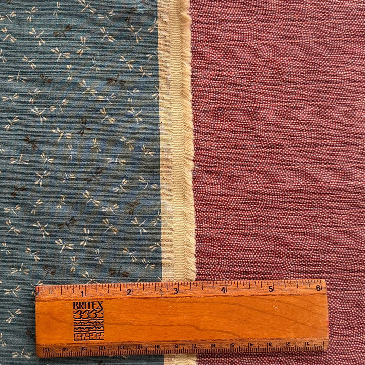 Same-Komon & Dragonfly Reversible Dobby Cotton (Made in Japan)