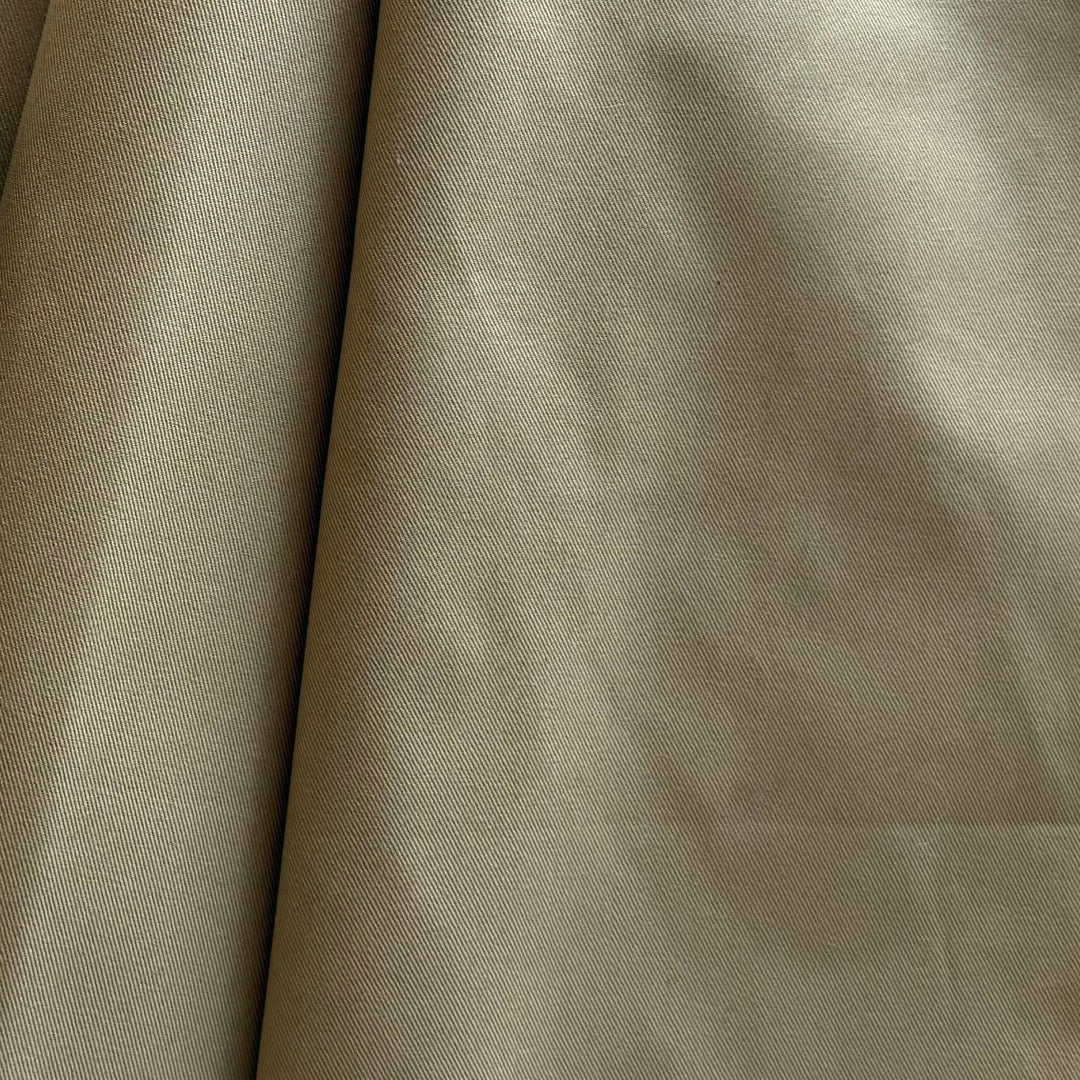 Pant-Weight Classic Khaki Cotton Twill (Made in Italy)