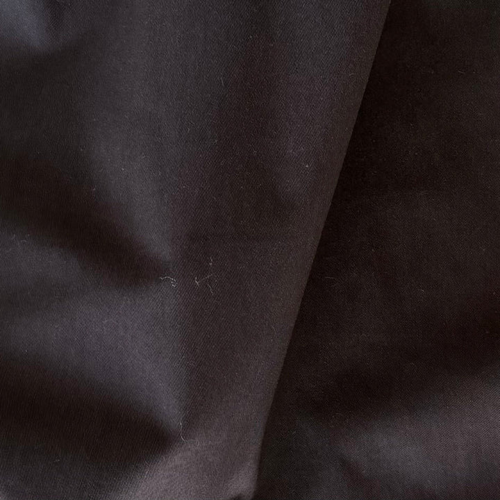 Mid-Weight Bittersweet Chocolate Brown Cotton Twill (Made in Italy)