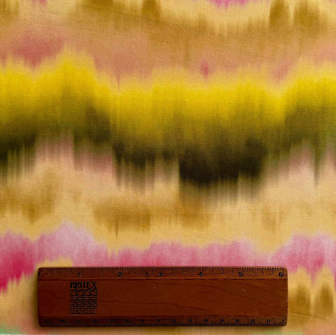 NY Designer Sunrise Ikat Cotton Lawn