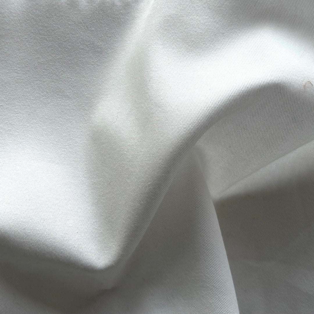 Lighter-Weight 6oz Stark White Cotton Twill