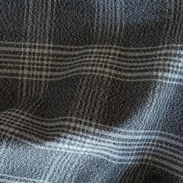 Solbiati Monochromatic Plaid Cotton Suiting (Made in Italy)