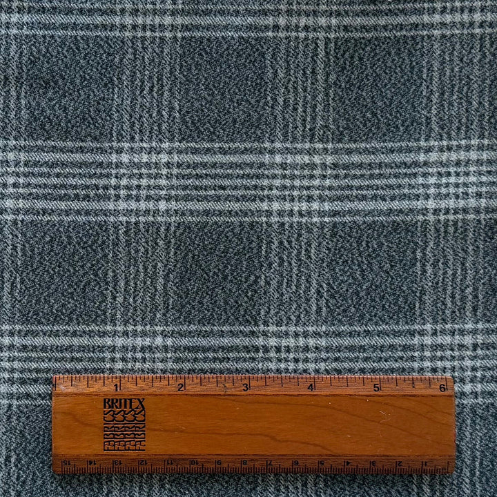 Solbiati Monochromatic Plaid Cotton Suiting (Made in Italy)