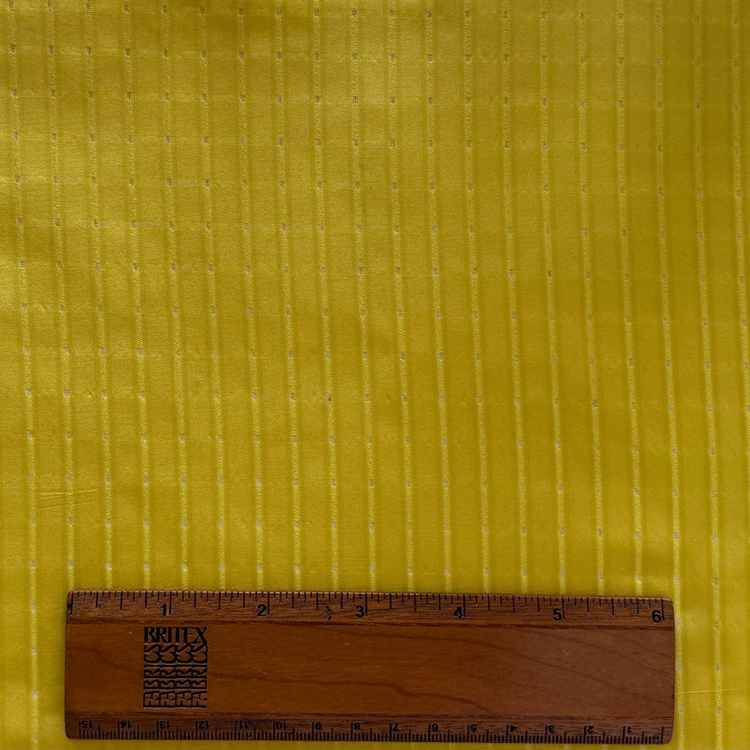 Munsell Yellow Tone-on-Tone Textured Crisp Polyester Taffeta