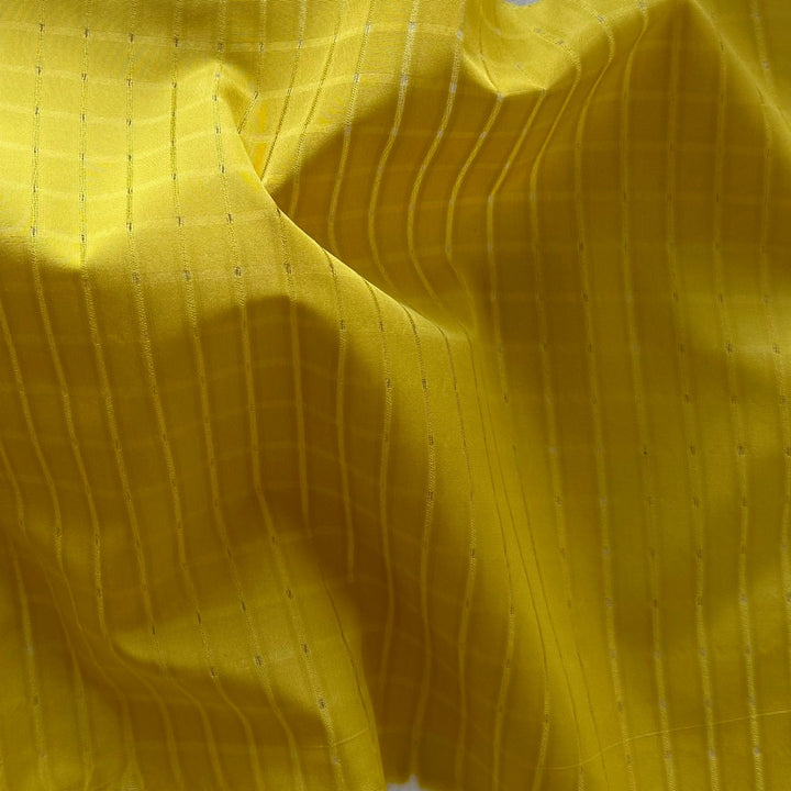 Munsell Yellow Tone-on-Tone Textured Crisp Polyester Taffeta