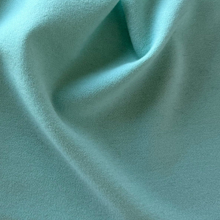 Gorgeous Aquamint Soft Brushed Wool (Made in Italy)