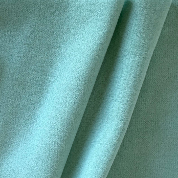 Gorgeous Aquamint Soft Brushed Wool (Made in Italy)