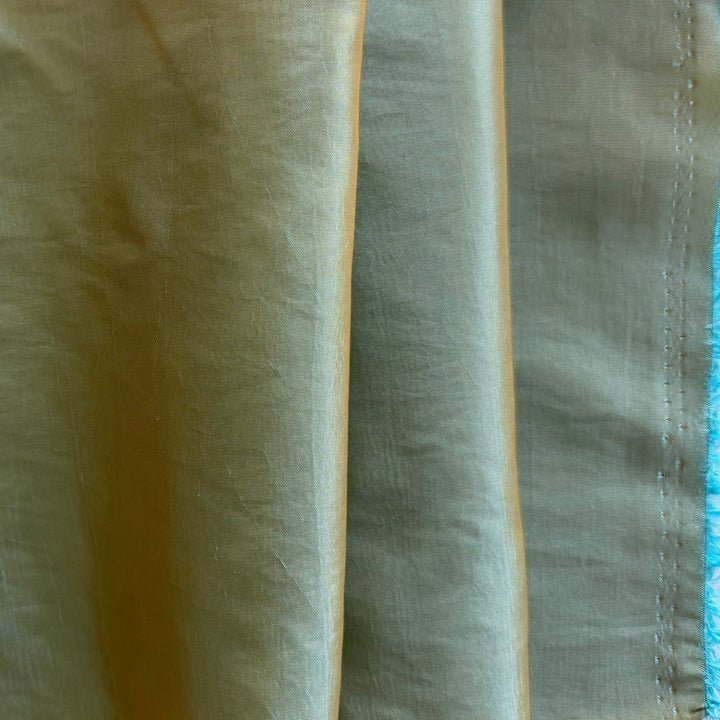 Lighter-Weight Aqua Foam Cross-Woven Polyester Taffeta