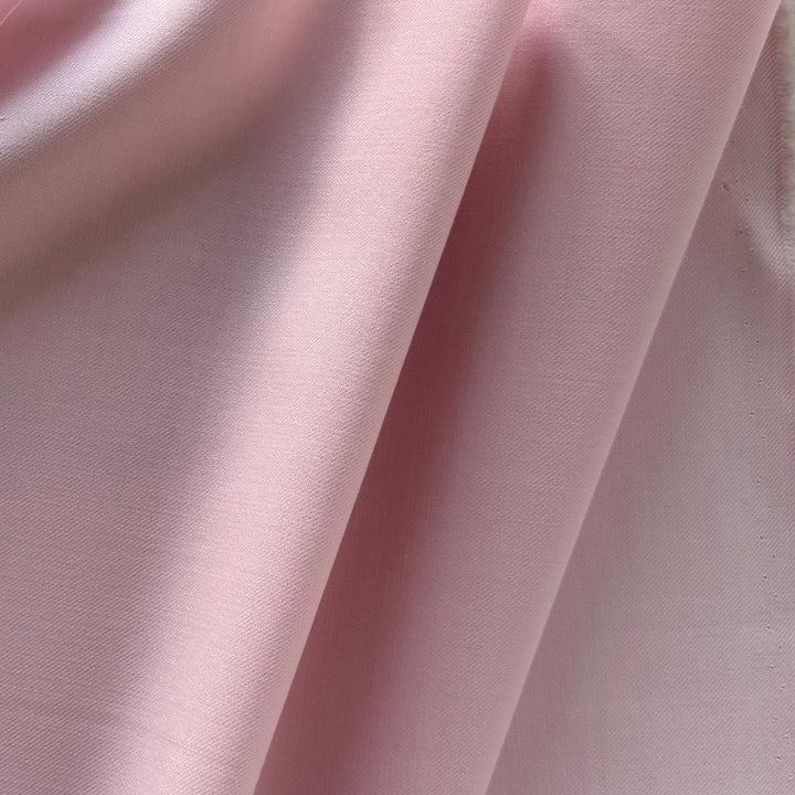 Mid-Weight Garden Rose Wool Gabardine (Made in Italy)