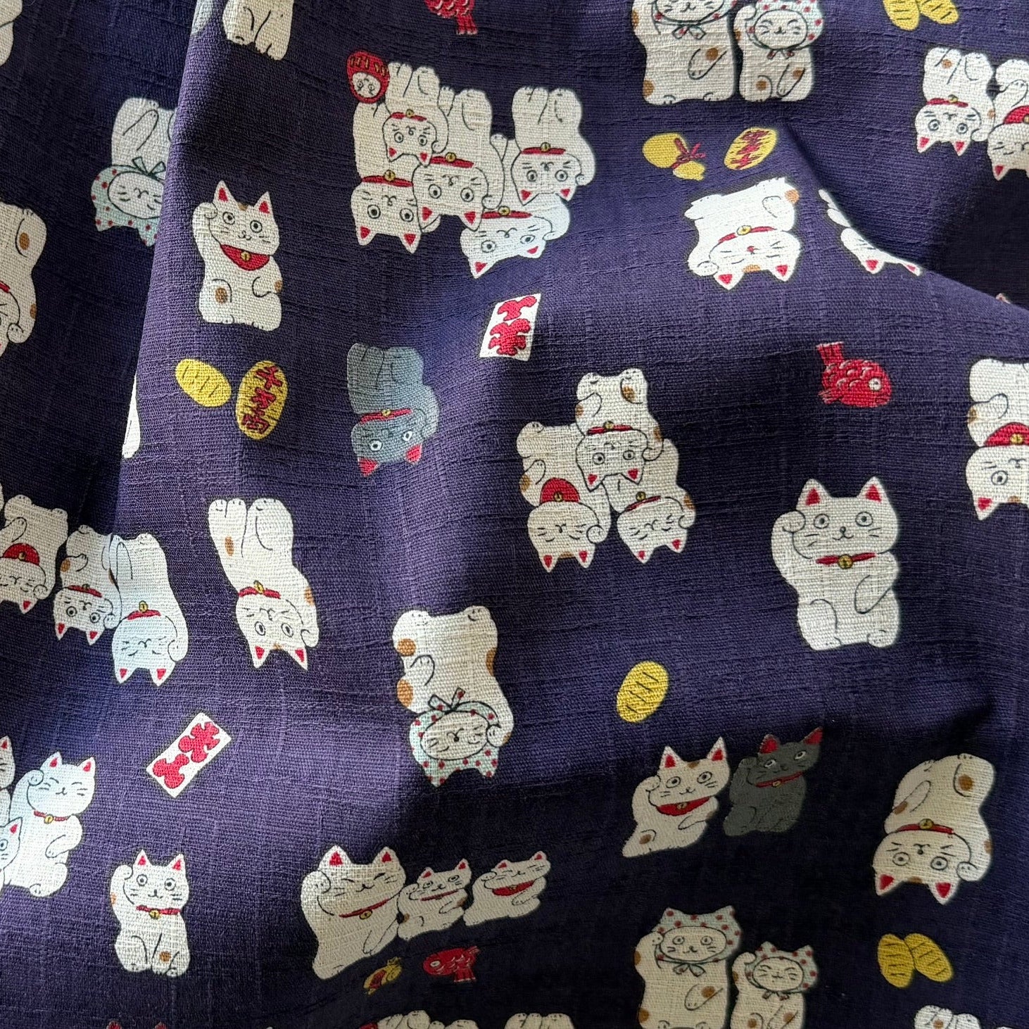 polyester fabric, Vivacious Violet Crisp Polyester Mikado Twill