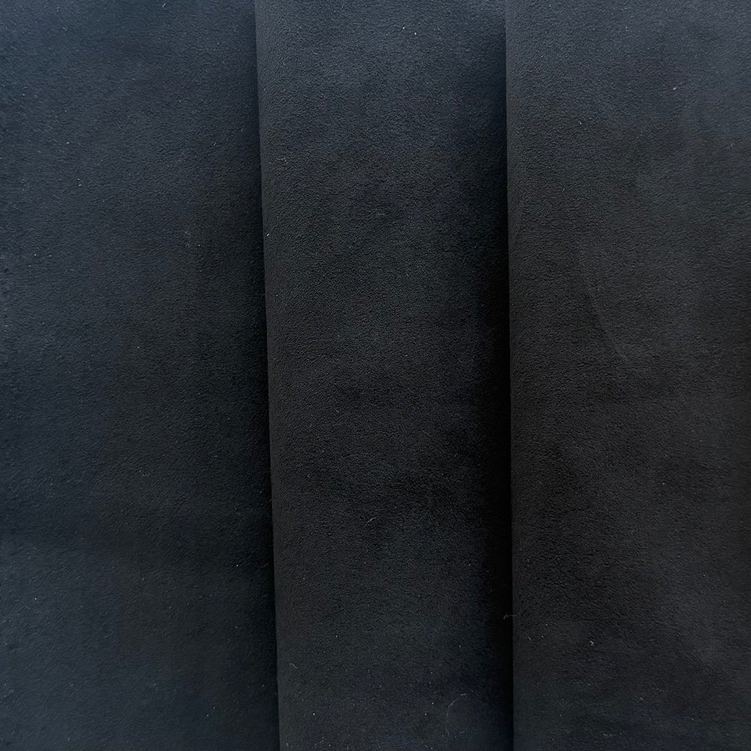 Mid-Weight Black Upholstery Ultra Suede (Made in Japan)